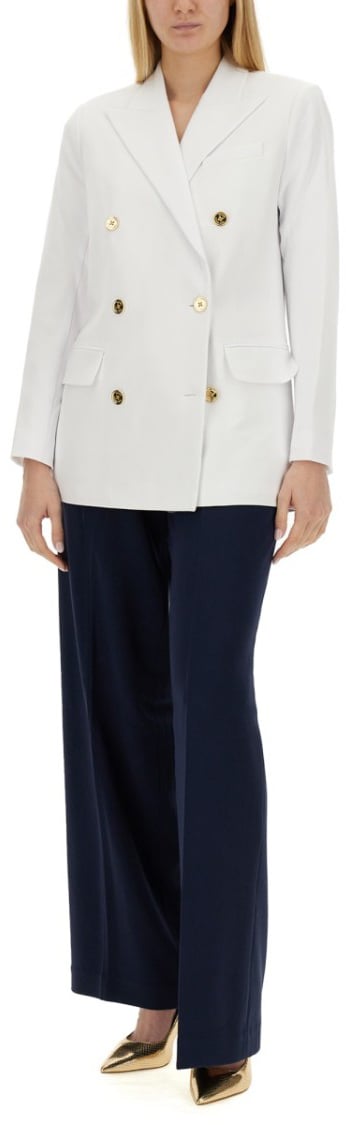 Michael Kors Double-Breasted Jacket Wit