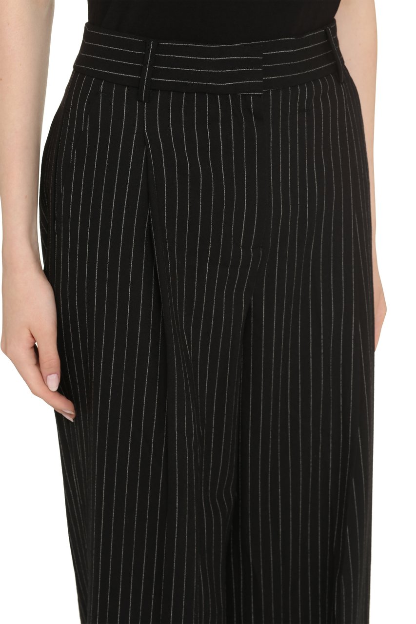 Michael Kors Wool blend trousers Zwart