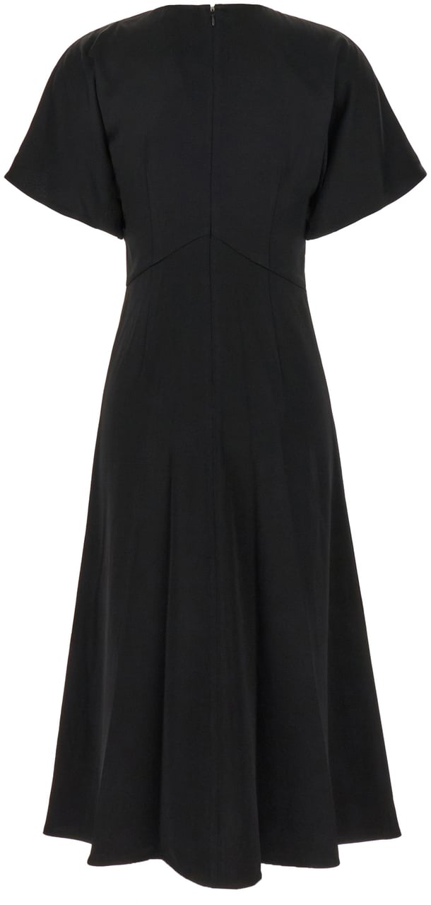 Michael Kors Michael Kors Black triacetate blend dress Zwart