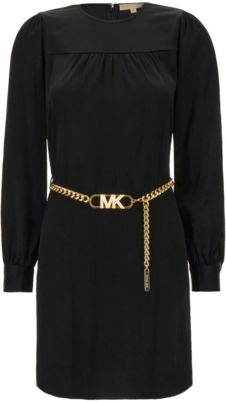 Michael Kors Michael Kors Black triacetate blend dress Zwart