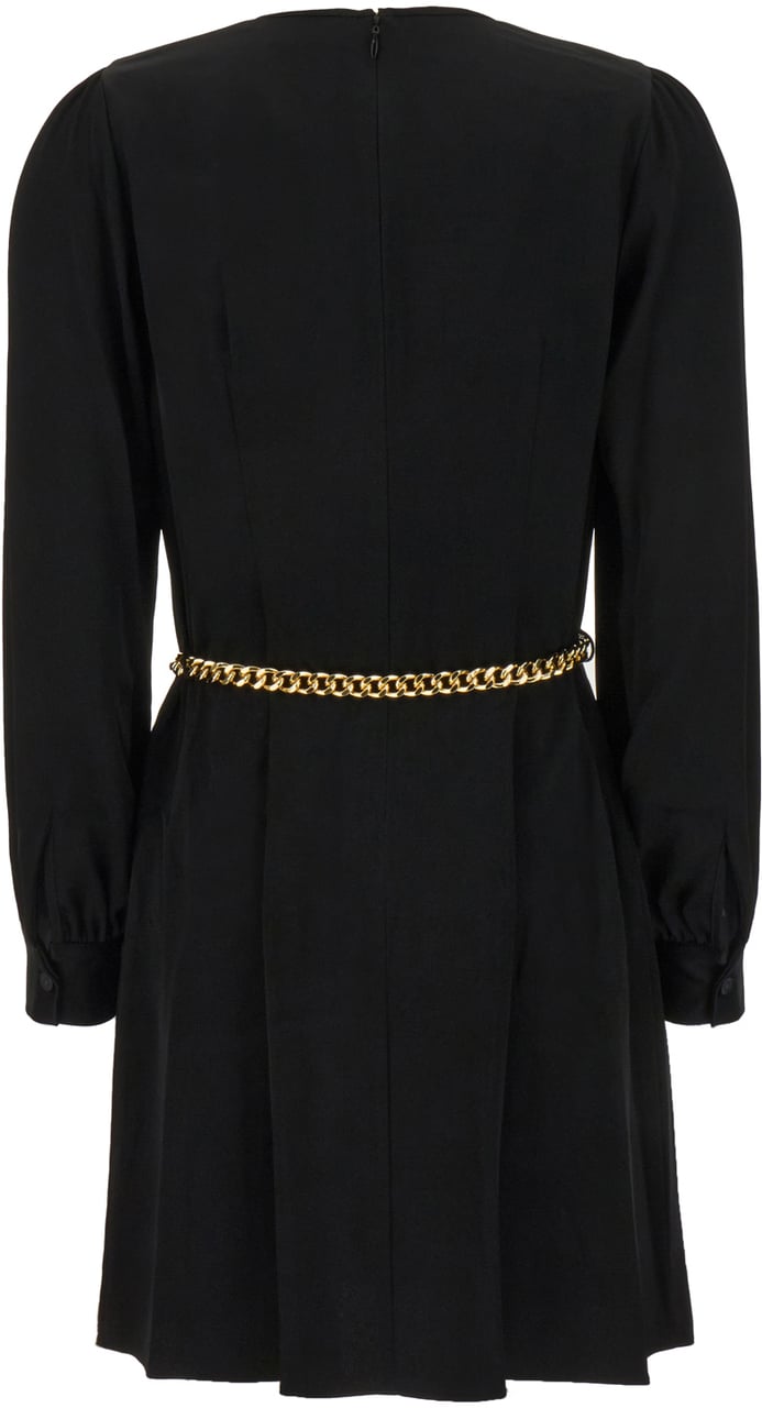 Michael Kors Michael Kors Black triacetate blend dress Zwart