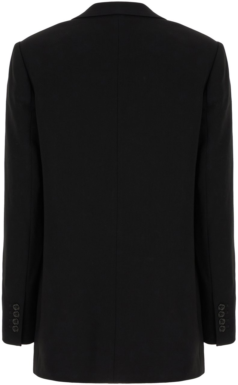 Michael Kors Michael Kors Black triacetate blend blazer Zwart