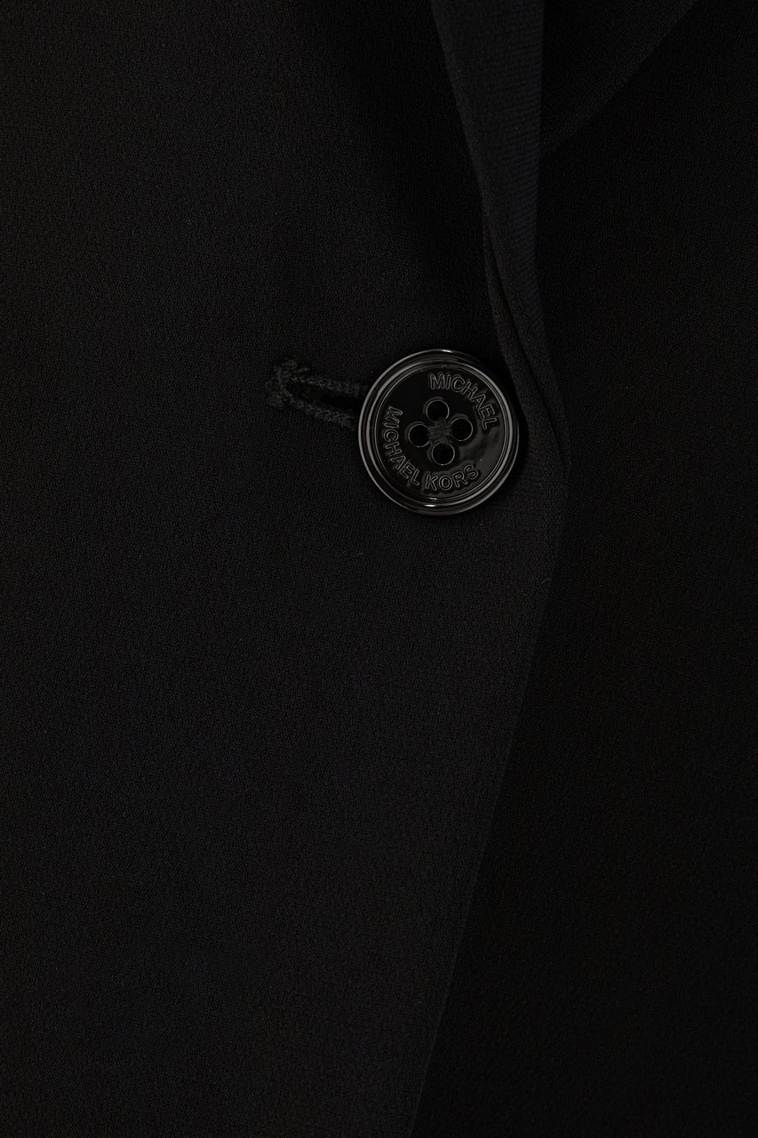 Michael Kors Michael Kors Black triacetate blend blazer Zwart