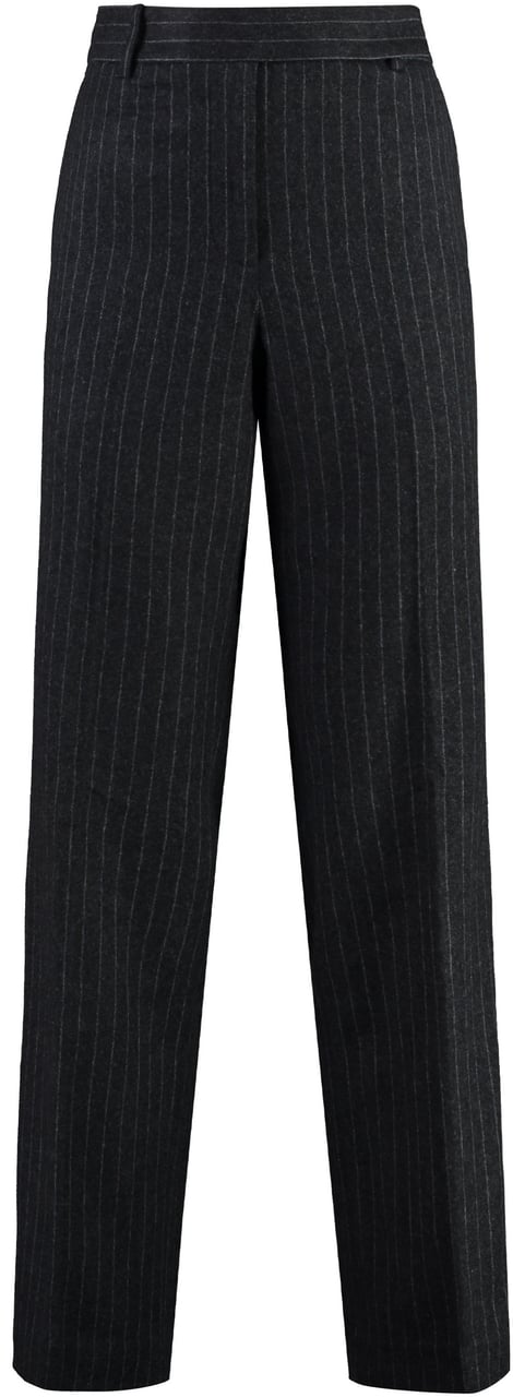 Michael Kors Pinstriped wool trousers Grijs