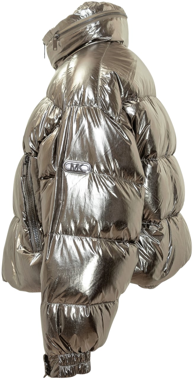 Michael Kors Michael Kors Piumino Argento Metallico Zilver