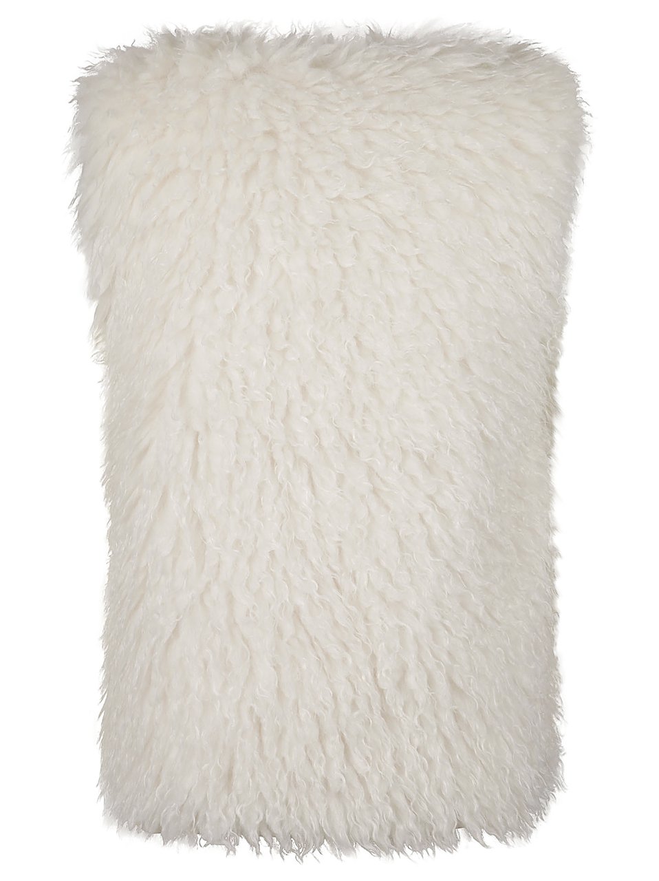 Michael Kors Faux Fur Vest Nude & Neutrals Beige
