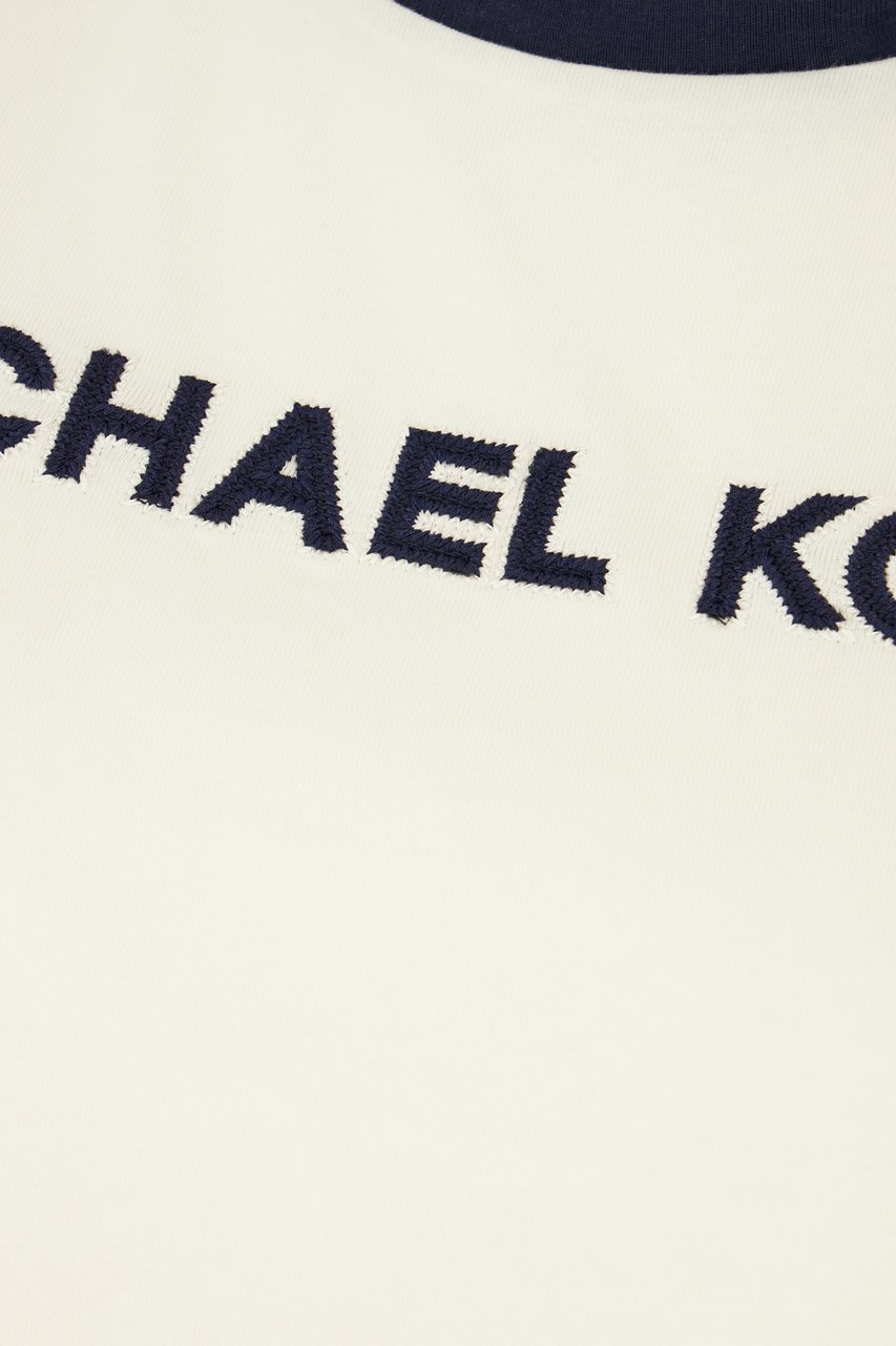 Michael Kors Michael Kors Ivory cotton t-shirt Neutraal