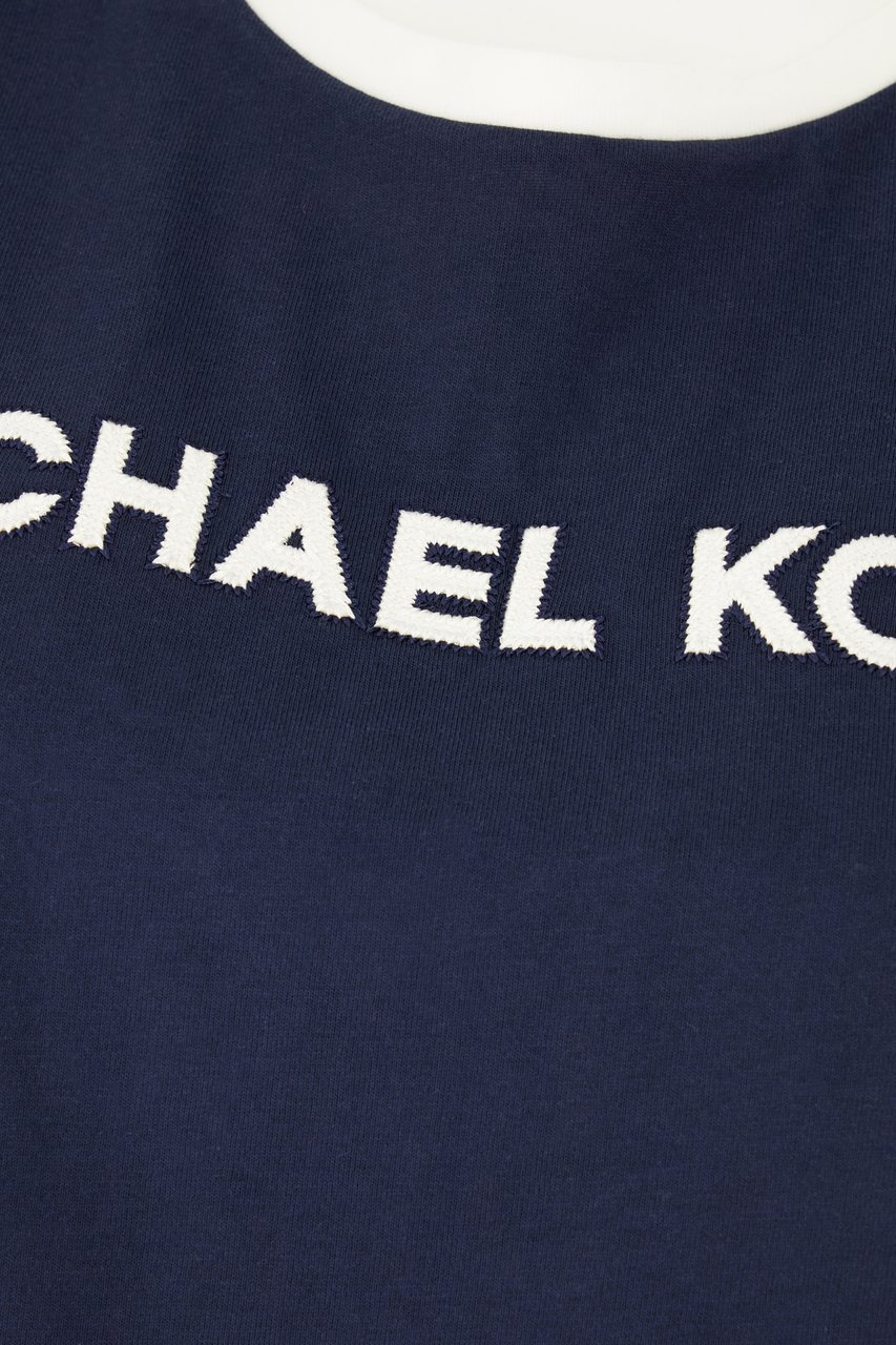 Michael Kors Michael Kors Navy blue cotton t-shirt Blauw