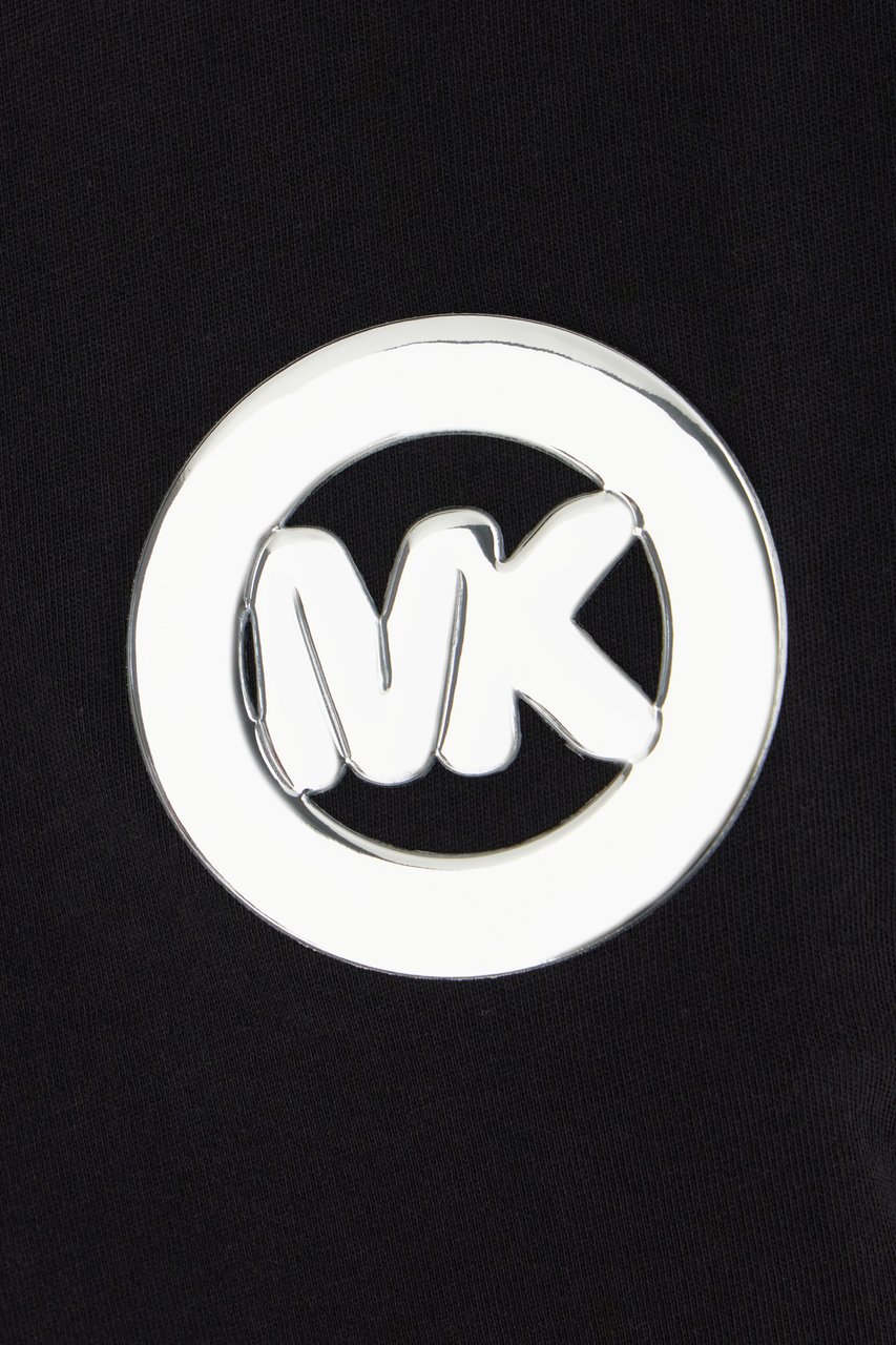 Michael Kors Michael Kors Black cotton t-shirt Zwart