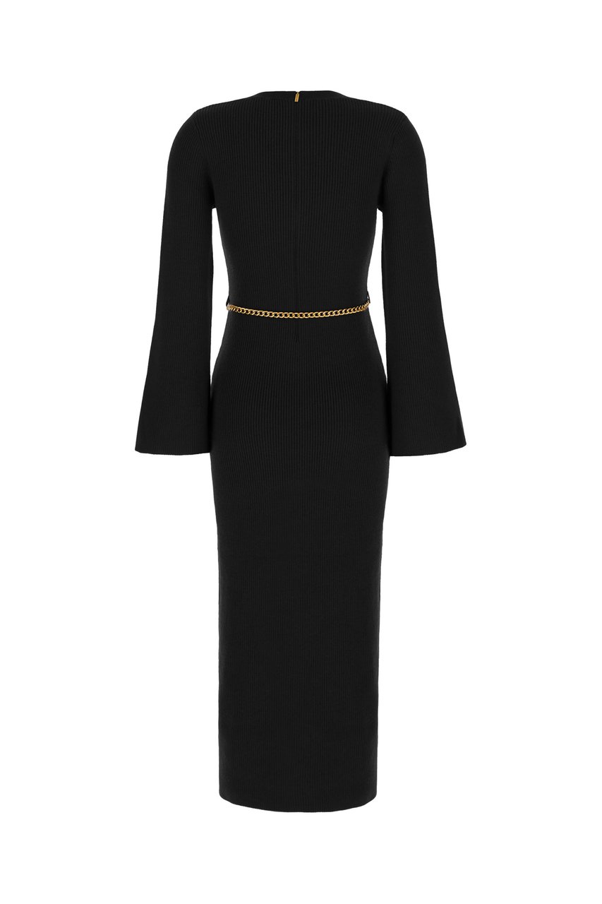 Michael Kors Michael Kors Black wool blend dress Zwart