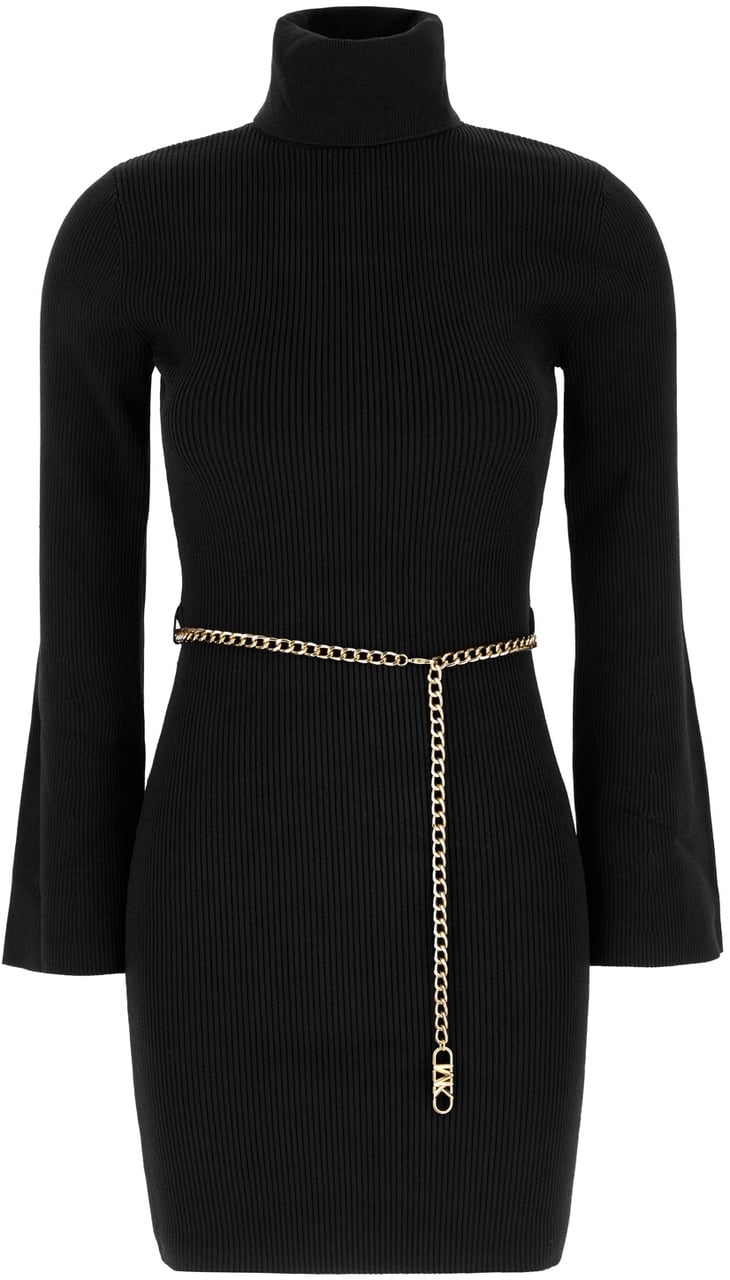 Michael Kors Michael Kors Black wool dress Zwart