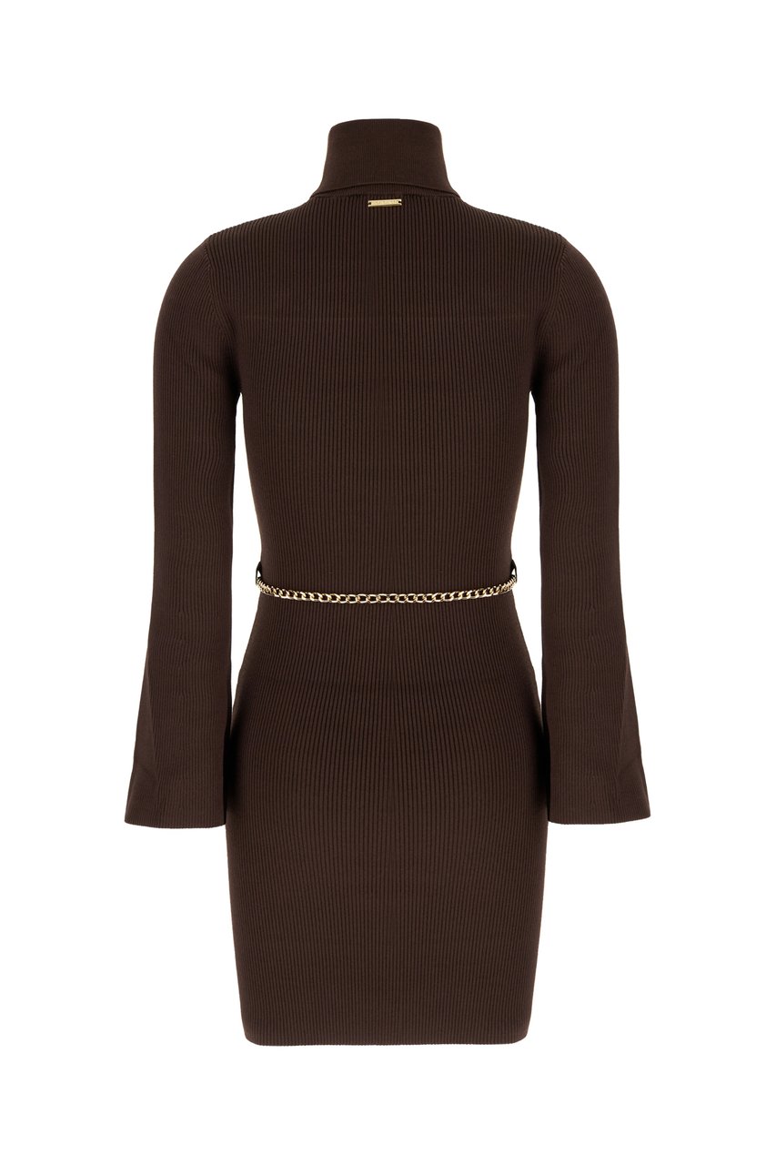 Michael Kors Michael Kors Brown wool dress Bruin