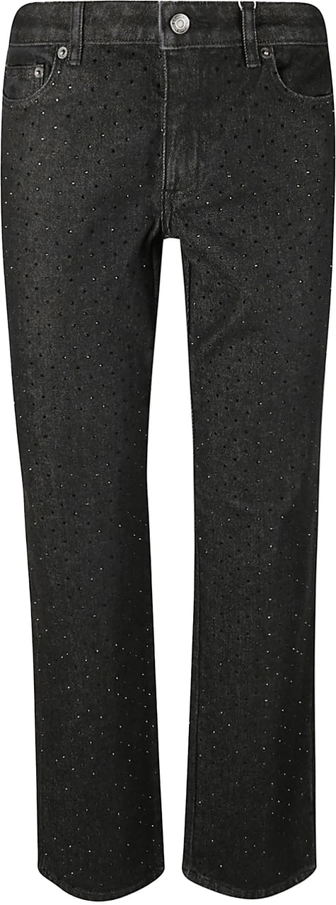 Michael Kors Studded Cigarette Jeans Black Zwart