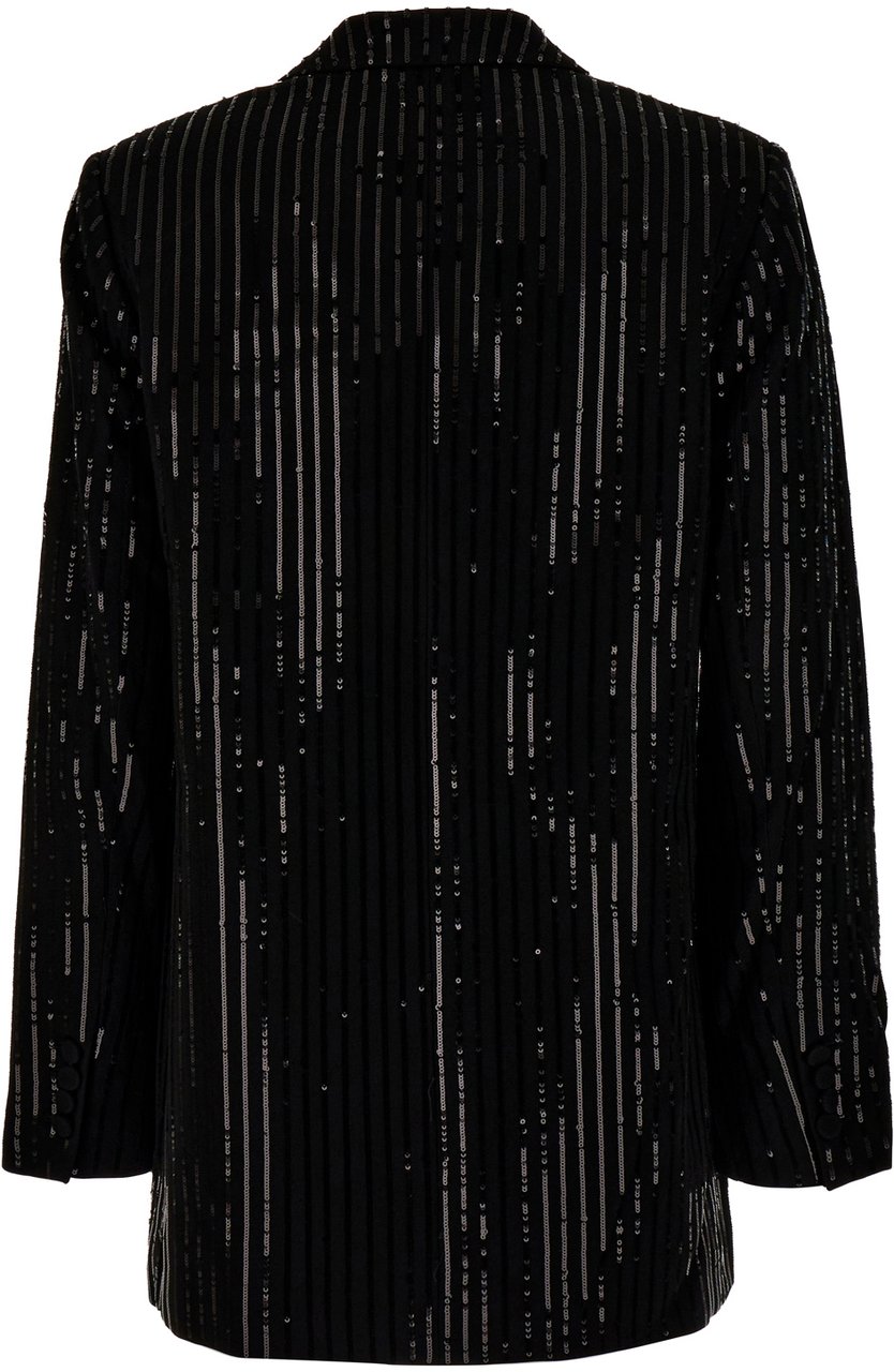 Michael Kors Michael Kors Black triacetate blend blazer Zwart
