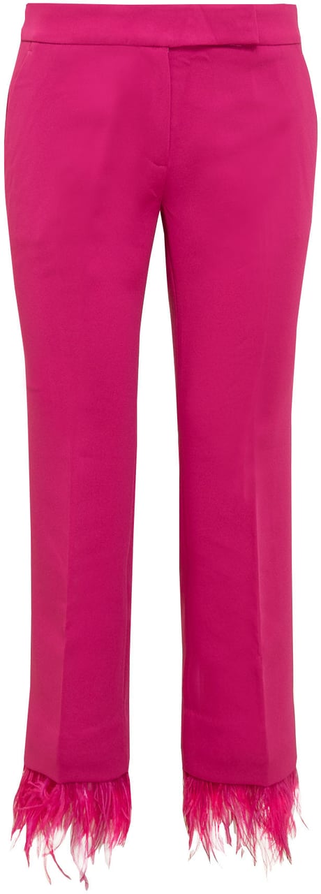 Michael Kors Pantalone Crop Flare Fthr Roze
