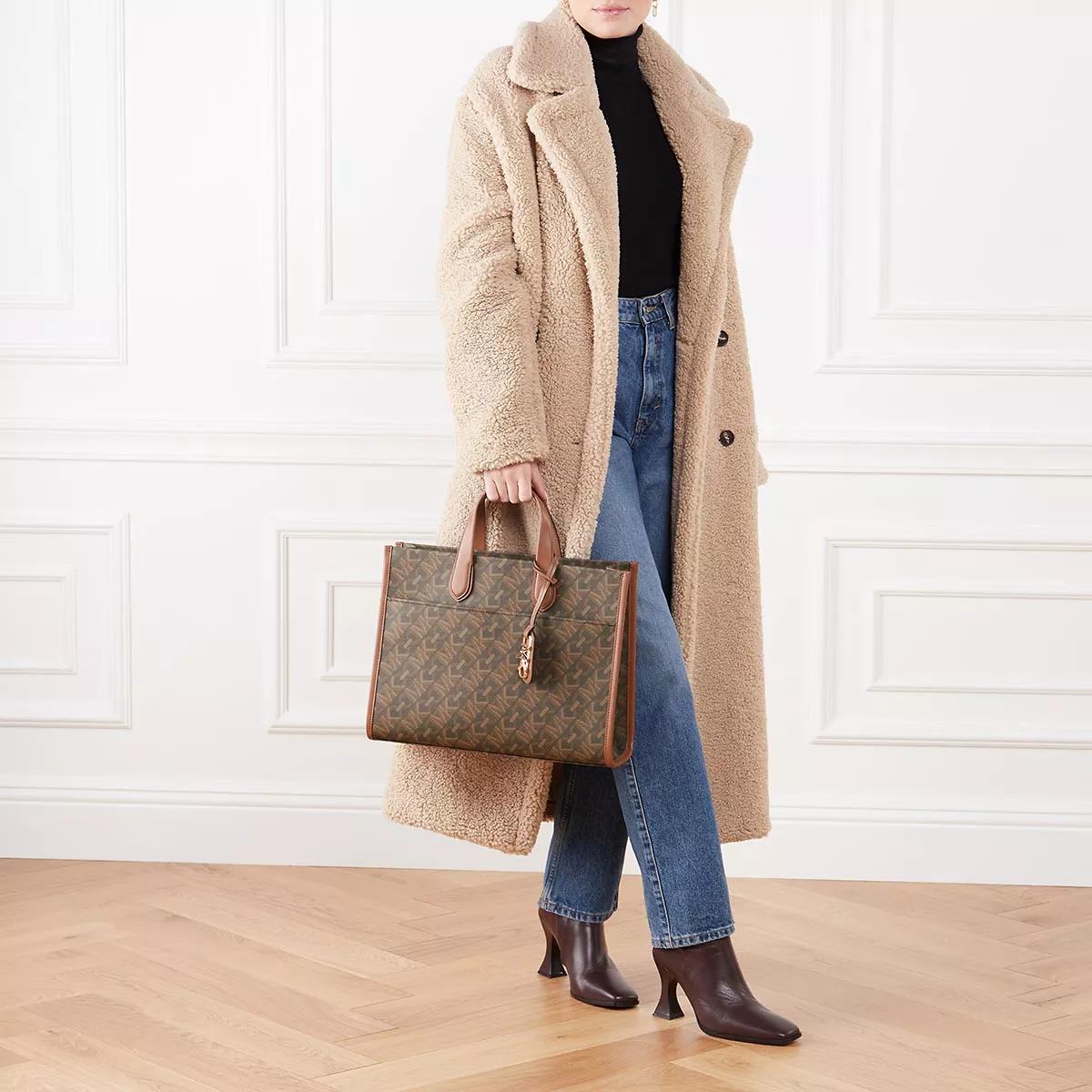 Michael Kors Gigi Kunstleer Handtas Bruin