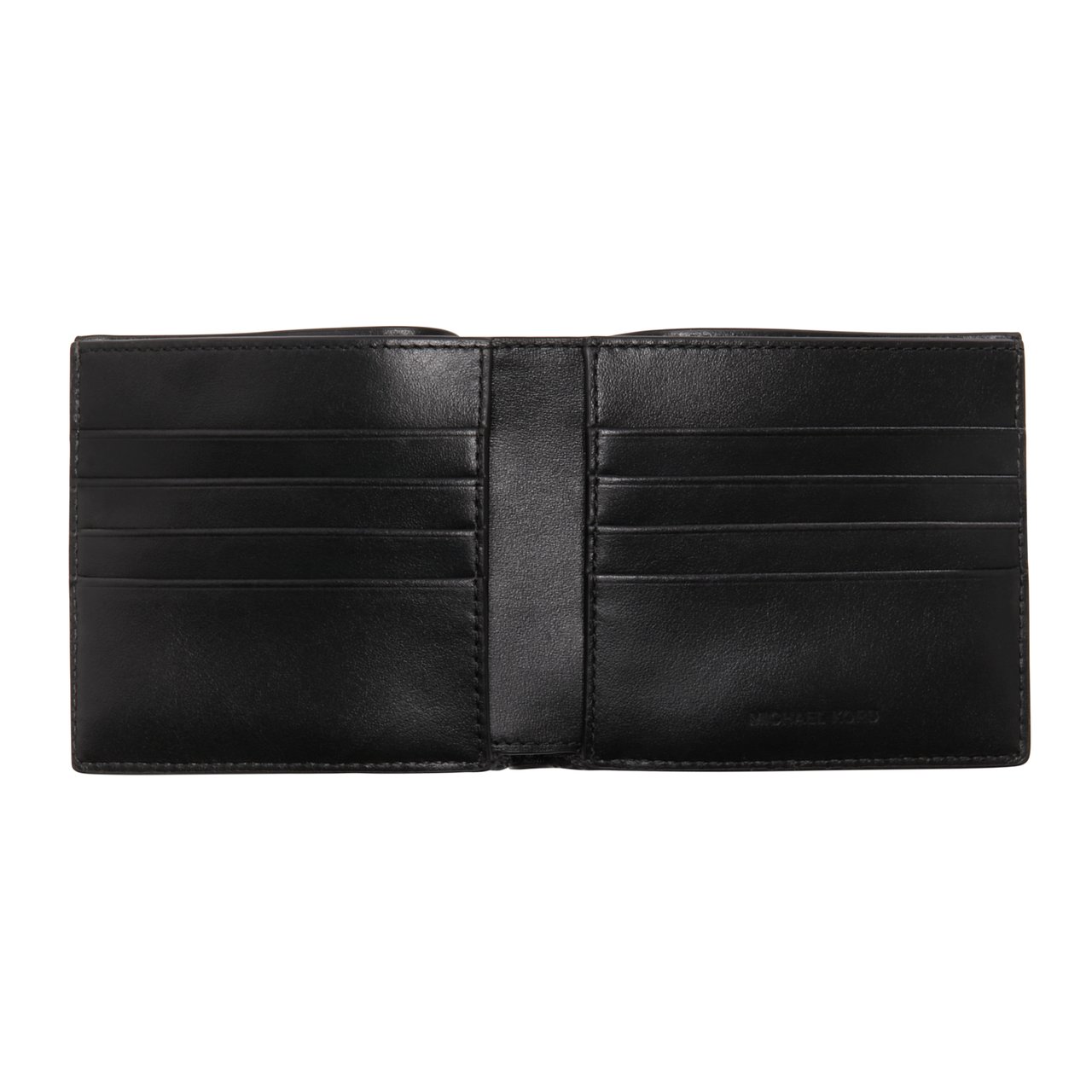 Michael Kors Hudson Kunstleer Billfold Portemonnee Zwart