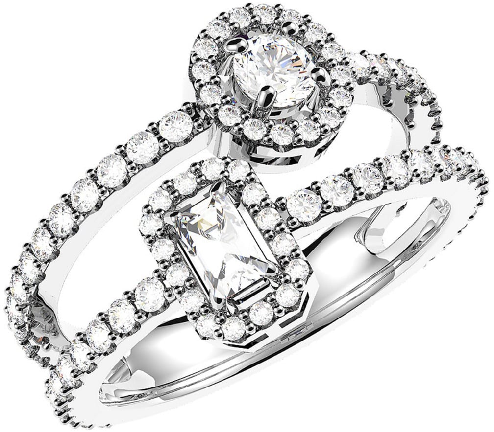 Michael Kors Premium Ring met Zirkonia Zilver