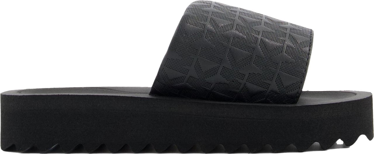 Michael Kors Michael Kors Teagan Merrick Meisjes Slippers In Zwart Zwart