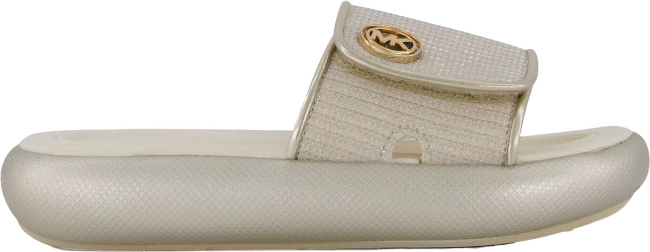 Michael Kors Michael Kors Raelynn Darby Meisjes Slippers In Goud Metallic