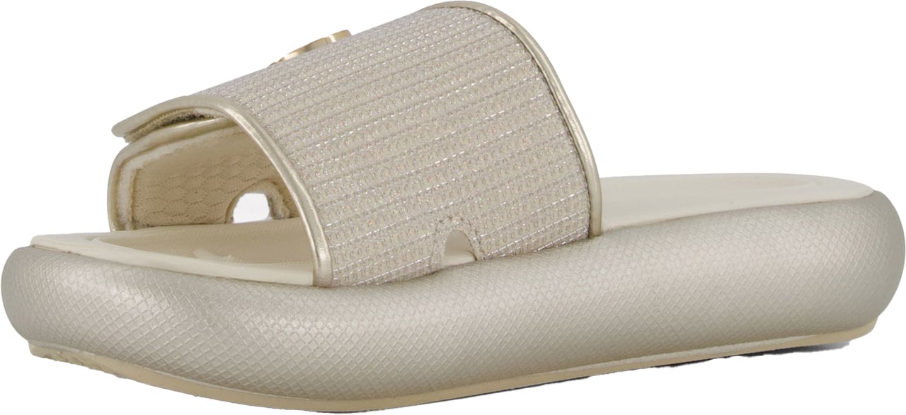 Michael Kors Michael Kors Raelynn Darby Meisjes Slippers In Goud Metallic