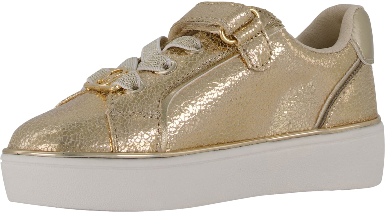 Michael Kors Michael Kors Jem Mcclain Ps Meisjes Sneakers In Goud Metallic