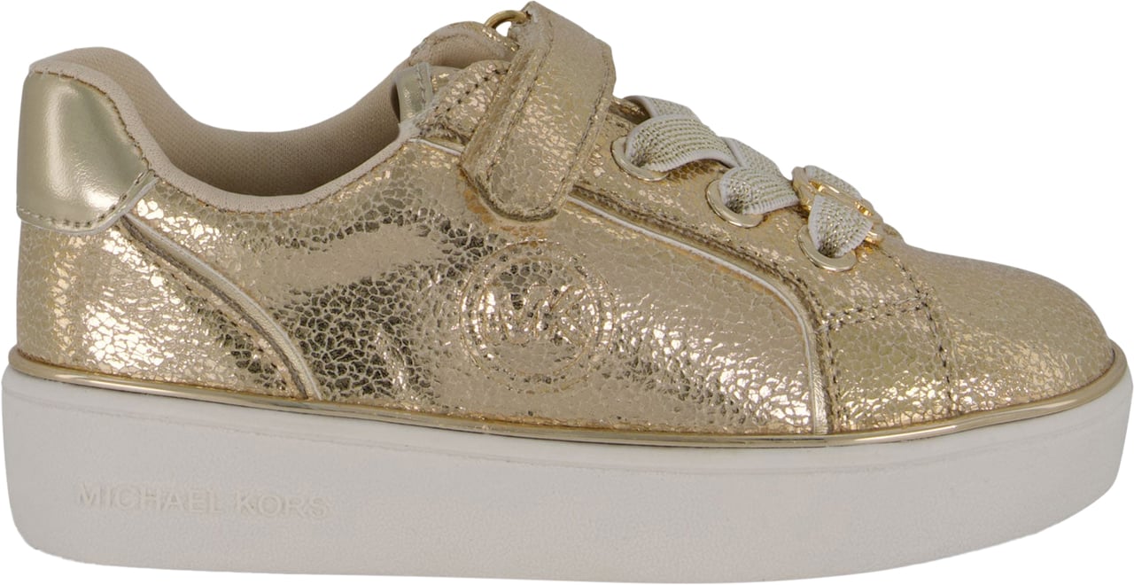 Michael Kors Michael Kors Jem Mcclain Ps Meisjes Sneakers In Goud Metallic