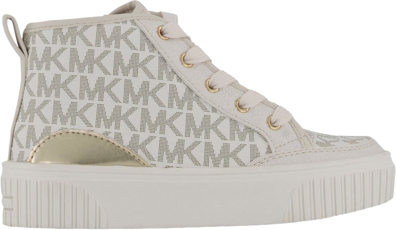 Michael Kors Michael Kors Shea Split Meisjes Sneakers In Off White Wit