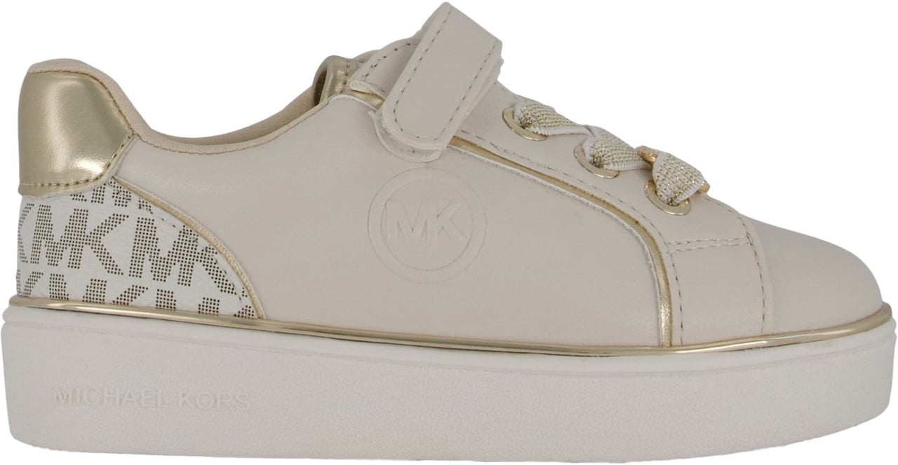 Michael Kors Michael Kors Jem Mcclain Ps Meisjes Sneakers In Off White Wit