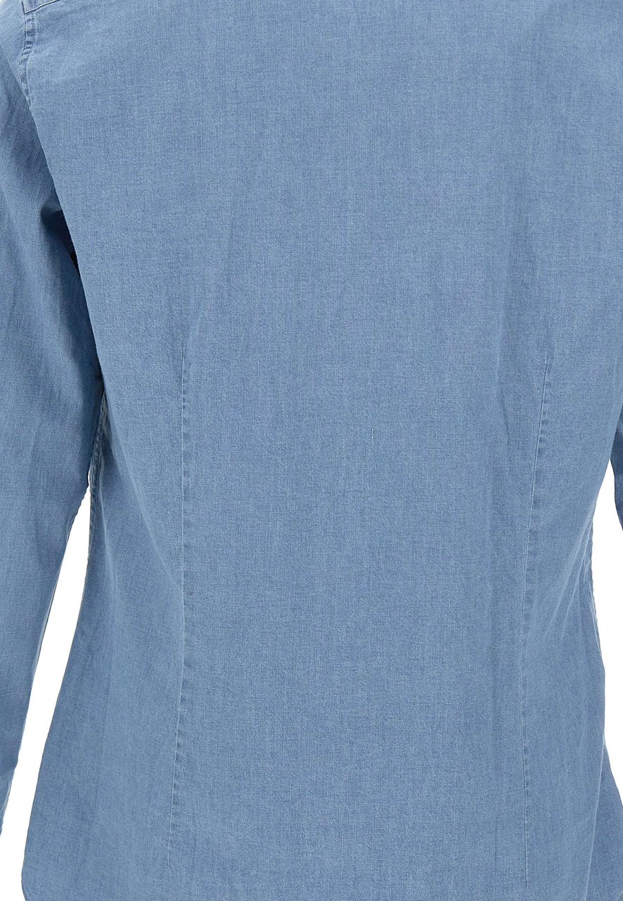 Michael Kors Shirts Light Blue Blauw