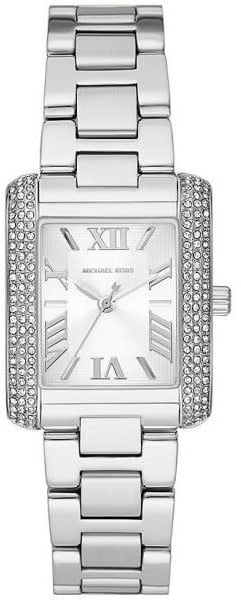 Michael Kors Michael Kors Horloge MK4642 Emery Staal Quartz 50m Waterdicht met Zirkonia 18mm x 33mm Divers