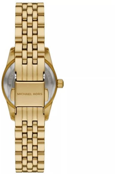 Michael Kors Micheal Kors Horloge MK4741 Petit Lexington Staal met Geelgouden Plating Quartz 26mm Goud