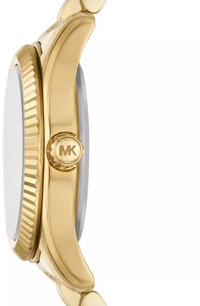 Michael Kors Micheal Kors Horloge MK4741 Petit Lexington Staal met Geelgouden Plating Quartz 26mm Goud