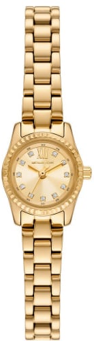 Michael Kors Horloge MK4862 Lexington Staal met Geelgouden Plating Quartz 19mm Goud