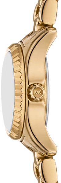 Michael Kors Horloge MK4862 Lexington Staal met Geelgouden Plating Quartz 19mm Goud