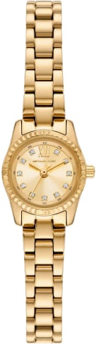 Michael Kors Michael Kors Horloge MK4862 Lexington Staal met Geelgouden Plating Quartz 19mm Goud