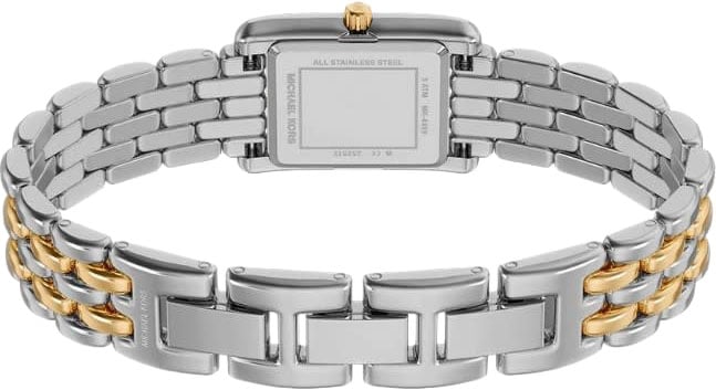 Michael Kors Michael Kors Horloge MK4999 Essex Staal Bi Color Quartz 20mm Zilver