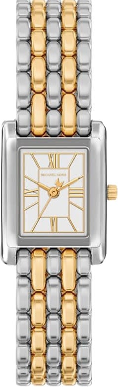 Michael Kors Michael Kors Horloge MK4999 Essex Staal Bi Color Quartz 20mm Zilver