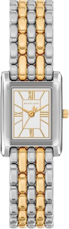 Michael Kors Michael Kors Horloge MK4999 Essex Staal Bi Color Quartz 20mm Zilver