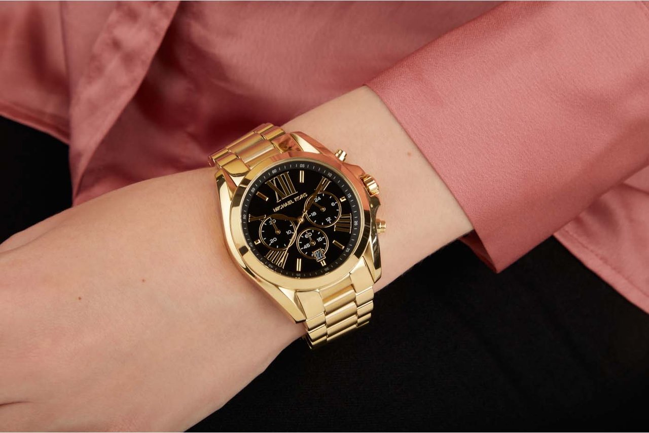 Michael Kors Bradshaw Horloge Goud