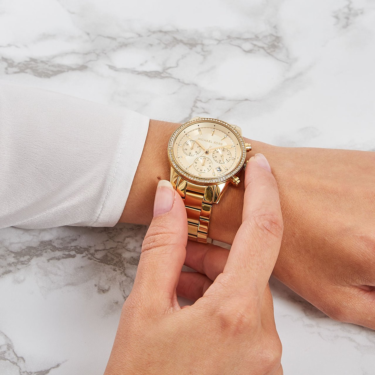 Michael Kors Bryant Horloge Goud