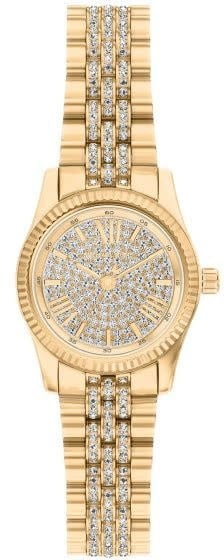 Michael Kors Michael Kors Horloge MK7575 Lexington Staal met Geelgouden Plating Quartz met Zirkonia 26mm Goud