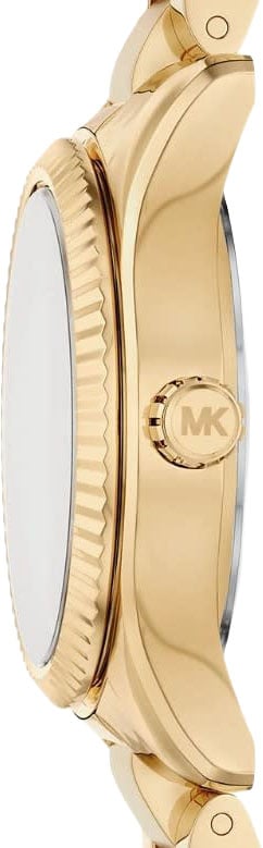Michael Kors Michael Kors Horloge MK7578 Lexington Staal Geelgouden Plating Quartz Bruine Wijzerplaat 26mm Goud