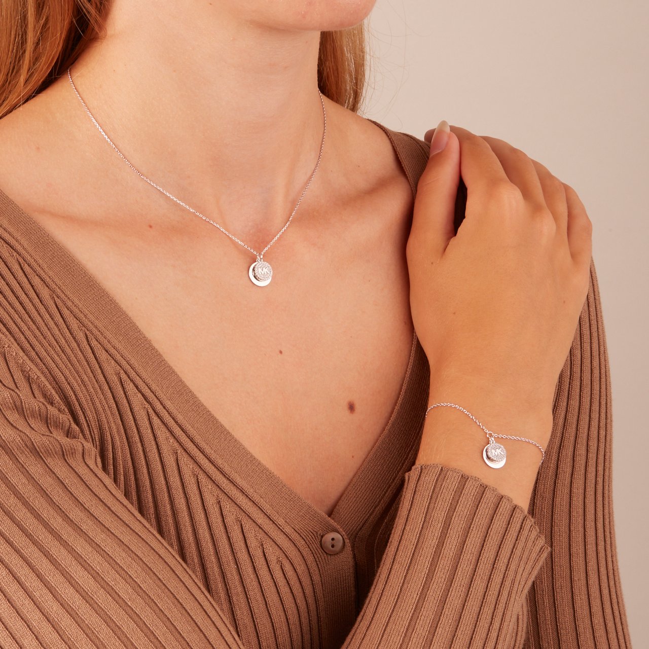 Michael Kors Premium Armband met Zirkonia Zilver