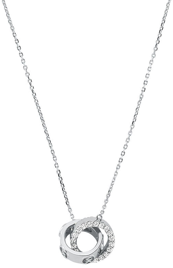 Michael Kors Premium Ketting met Zirkonia Zilver