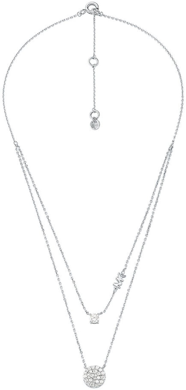 Michael Kors Premium Ketting met Zirkonia Zilver