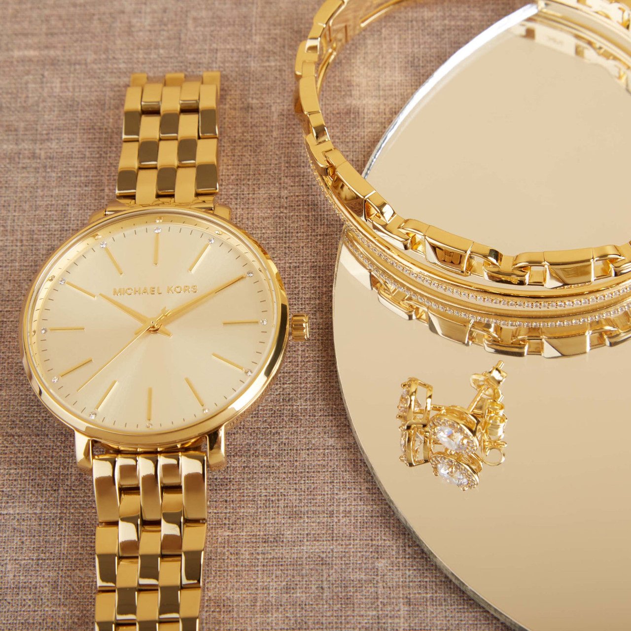 Michael Kors Premium - Oorbellen - Goud Goud