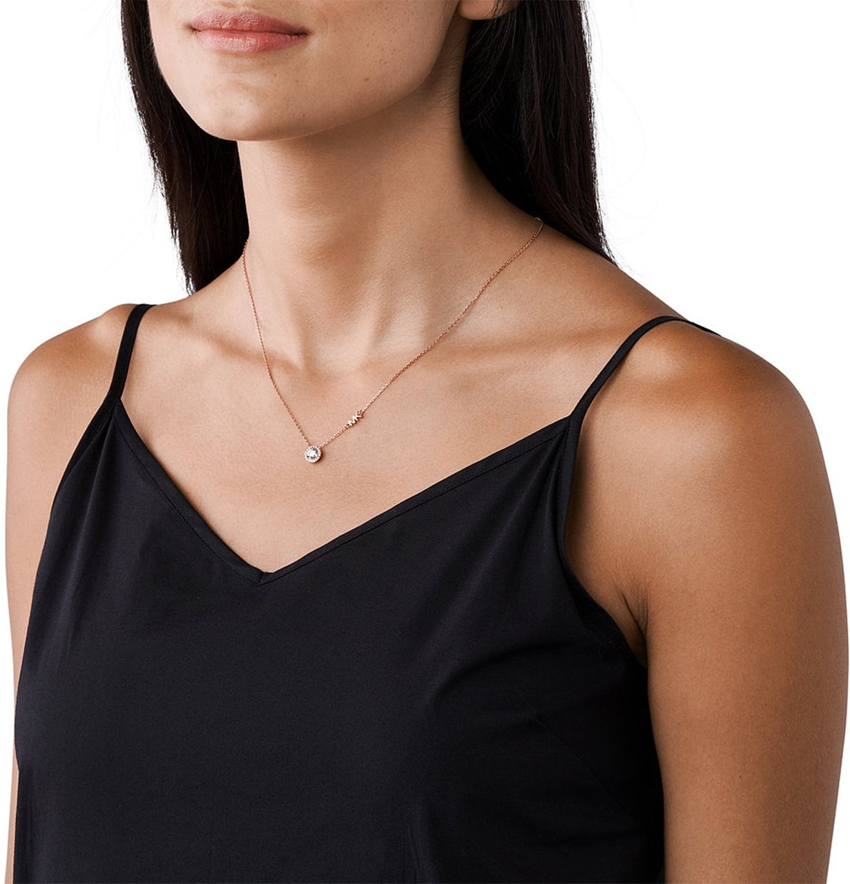 Michael Kors Premium - Ketting - Roségoud Roze
