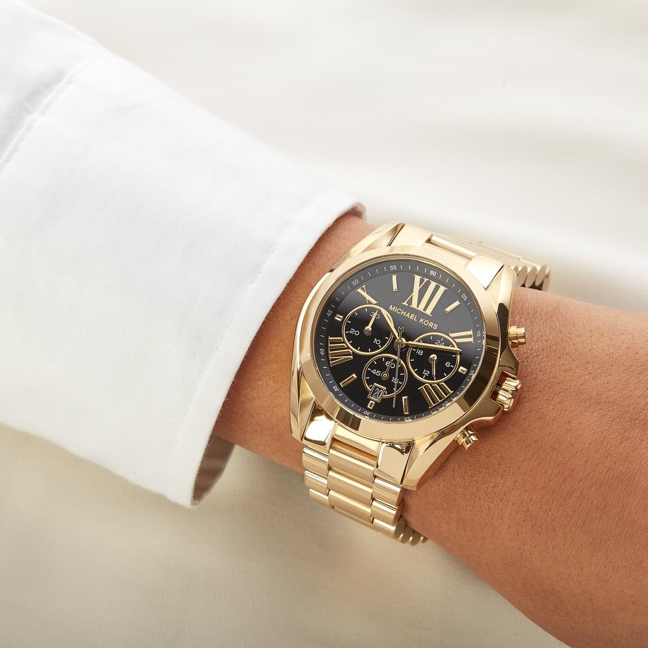Michael Kors - Horloge - Zwart Goud