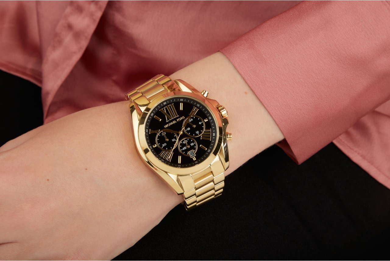Michael Kors - Horloge - Zwart Goud